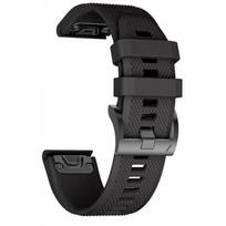garmin fenix 3 - Tech-Protect 26mm Black Smooth - 1 nuotrauka