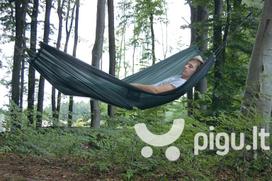 campa green - Hamakas Amazonas Moskito Traveller Travel Hammock Emerald Green - 2 nuotrauka
