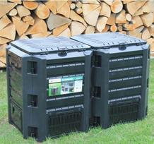 kompostas - Komposto dėžė Prosperplast, 720 mm x 1140 mm x 830 mm, 800 l - 4 nuotrauka