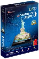 3D dėlionė Cubicfun Statue Of Liberty LED, 37 dalių