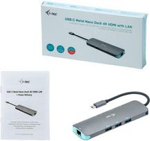 sd reader usb 3.0 - i-Tec USB-C Metal Nano Docking Station - 3 nuotrauka