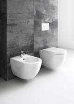 klozetai ravak - Pakabinamas WC puodas Ravak Uni Chrome Rim - 5 nuotrauka