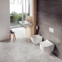 klozetai ravak - Pakabinamas WC puodas Ravak Uni Chrome Rim - 11 nuotrauka