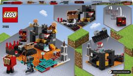 bastionai - LEGO Minecraft Nether bastionas 21185 - 2 nuotrauka
