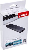 nvme korpusas - Akasa USB 3.1 Gen 2 Ultra Slim Aluminium Enclosure for M.2 PCIe NVMe SSD - 4 nuotrauka