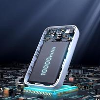 joyroom usb c - Joyroom JR-W020, 10000 mAh (Baltas) - 4 nuotrauka