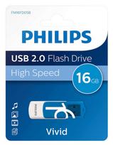 usb philips - Philips Vivid Edition 16GB Blue (Mėlynas) - 2 nuotrauka