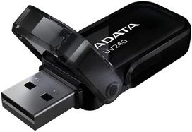 usb drives 64gb - Adata UV240 64GB Black (Juodas) - 2 nuotrauka