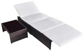 kede gultas - Gultas VLX 43068, rudas - 4 nuotrauka