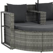 lauko kedes ruda - Lauko sofa VLX 44478, pilka - 5 nuotrauka