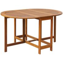 lauko baldai 4 vietu - Lauko baldų komplektas VLX Folding Outdoor Dining Set 45594, rudas, 4 vietų - 3 nuotrauka