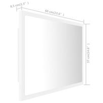 vonios veidrodis 60 x 60 - VLX LED, su apšvietimu, kabinamas, 60 cm x 37 cm - 2 nuotrauka