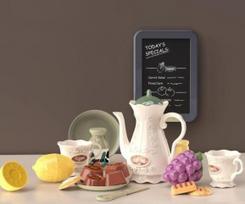 vaikiska virtuvele - Vaikiška virtuvėlė Kitchen Set - 12 nuotrauka