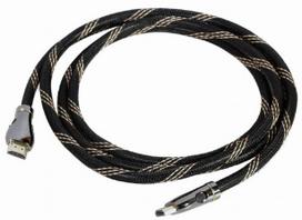 hdmi 2.1 kabelis - Kabelis Gembird, juoda, 1 m - 3 nuotrauka