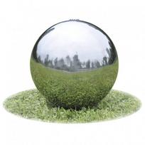 sodo fontanai - Sodo fontanas sfera su led iš nerūdijančio plieno, 30 cm - 2 nuotrauka
