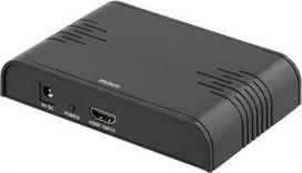 DELTACO HDMI į SCART, juodas / HDMI-SCART2