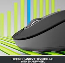 logitech signature m650 mouse - Logitech M650L Signature Grey (Pilka) - 5 nuotrauka