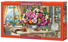 delione 4000 - Castorland Puzzle Summer Flowers And Cup Of Tea 4000pcs - 1 nuotrauka