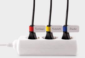 lipni velcro juostele - Label The Cable Mini Velcro Tie Set Of 10 Color Mix - 3 nuotrauka
