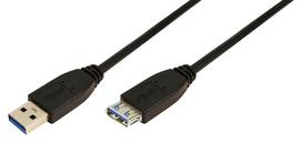 usb 3 0 3m - LogiLink Cable USB 3.0 / USB 3.0 Black 3m - 2 nuotrauka
