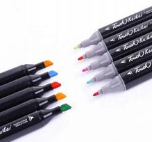 dvipusiai flomasteriai - Flomasteriai Double Sided Markers, dvipusiai, 80 vnt. - 4 nuotrauka