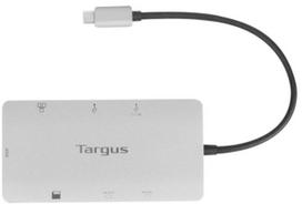 Targus DOCK423EU, Wired, USB 3.2 Gen 1 (3.1 Gen 1) Type-C, 100 W, Silver, MicroSD (TransFlash), SD, China