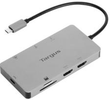 usb c dual hdmi - Targus DOCK423EU, Wired, USB 3.2 Gen 1 (3.1 Gen 1) Type-C, 100 W, Silver, MicroSD (TransFlash), SD, China - 2 nuotrauka