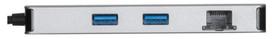 usb c dual hdmi - Targus DOCK423EU, Wired, USB 3.2 Gen 1 (3.1 Gen 1) Type-C, 100 W, Silver, MicroSD (TransFlash), SD, China - 7 nuotrauka