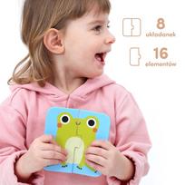 zaislai vaikas - Dėlionė CzuCzu I Arrange The Halves Animals, 16 vnt. - 5 nuotrauka