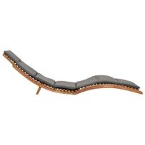 gultas vidaxl - Gultas VLX Folding Sun Lounger, pilkas, 175 cm x 50 cm x 55 cm - 9 nuotrauka