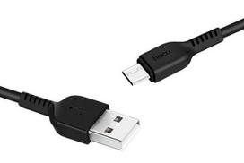 type c i usb a - Hoco X20 USB To USB Type-C Cable 2m Black - 2 nuotrauka