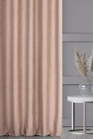 Eurofirany TERRA COLLECTION AVINION Naktinė užuolaida iš minkšto šenilinio audinio, 140X250 cm, kilpos / žiedai, spalva: pudros