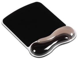 mouse pad gel - Duo Gel Mouse Pad Black/Grey (Juodas/Pilkas) - 1 nuotrauka