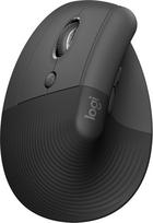 logitech vertical - Logitech Lift Left Graphite (Pilka) - 1 nuotrauka