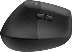 logitech vertical - Logitech Lift Left Graphite (Pilka) - 2 nuotrauka