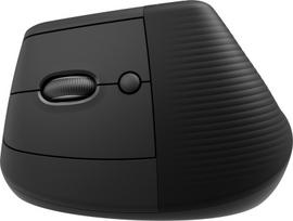 logitech vertical - Logitech Lift Left Graphite (Pilka) - 3 nuotrauka