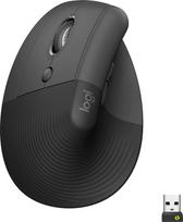 logitech vertical - Logitech Lift Left Graphite (Pilka) - 6 nuotrauka