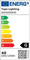 led sviestuvai 120cm -  Tope Liman, kabinamas, 40 W, LED - 4 nuotrauka