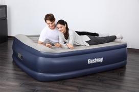 pripuciamas ciuzinys 203 152 - Bestway 67614, mėlynas/smėlio, 2030x1520 mm - 3 nuotrauka