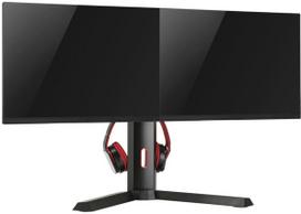 televizoriaus universalus laikiklis - Omega monitorikinnitus Varr Dual VDSGM - 2 nuotrauka