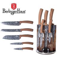 stovas peiliams - 5 peilių komplektas su stovu BERLINGER HAUS BH-2160 - 2 nuotrauka