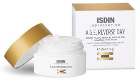 a kremas e -  ISDIN veido kontūrus koreguojantis dieninis kremas A.G.E. REVERSE DAY, 50 ml - 2 nuotrauka