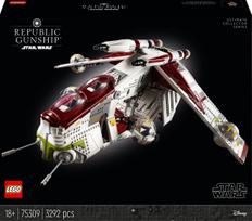 lego star - LEGO Star Wars Respublikos kovos erdvėlaivis 75309, 3292 vnt. - 1 nuotrauka