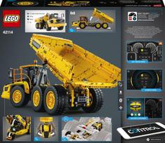 lego automobilis - LEGO Technic 6x6 Volvo Articulated Hauler 42114  - 11 nuotrauka