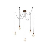 TRIO CORD, 5 x E27, 60 W, ø18 x h150 cm
