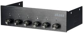 fan controller - Akasa 5.25" Fan Controller Black AK-FC-08BKV2 - 1 nuotrauka