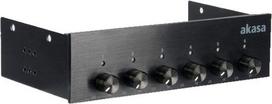fan controller - Akasa 5.25" Fan Controller Black AK-FC-08BKV2 - 2 nuotrauka