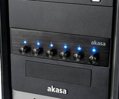 fan controller - Akasa 5.25" Fan Controller Black AK-FC-08BKV2 - 3 nuotrauka