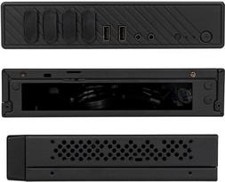 mini itx korpusas - Akasa Cypher SPX Ultra Compact Thin Mini-ITX OEM Black - 4 nuotrauka