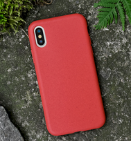 iphone 12 mini case - Forever "BIOIO Biodegradable Back Cover Case Apple iPhone 12 mini" Red - 2 nuotrauka